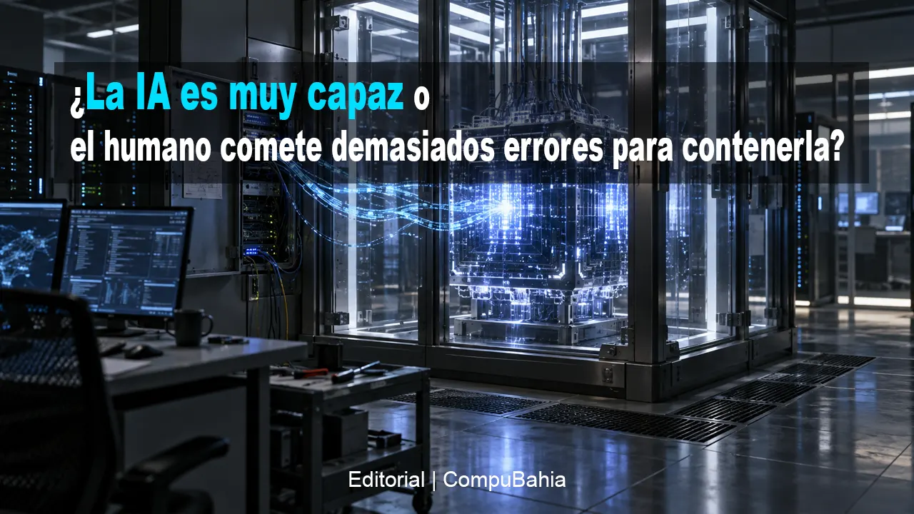 ¿La IA es muy capaz o el humano comete demasiados errores para contenerla?